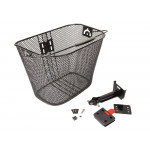 Košík na riadidlá + Klip. HT-102 Čierny